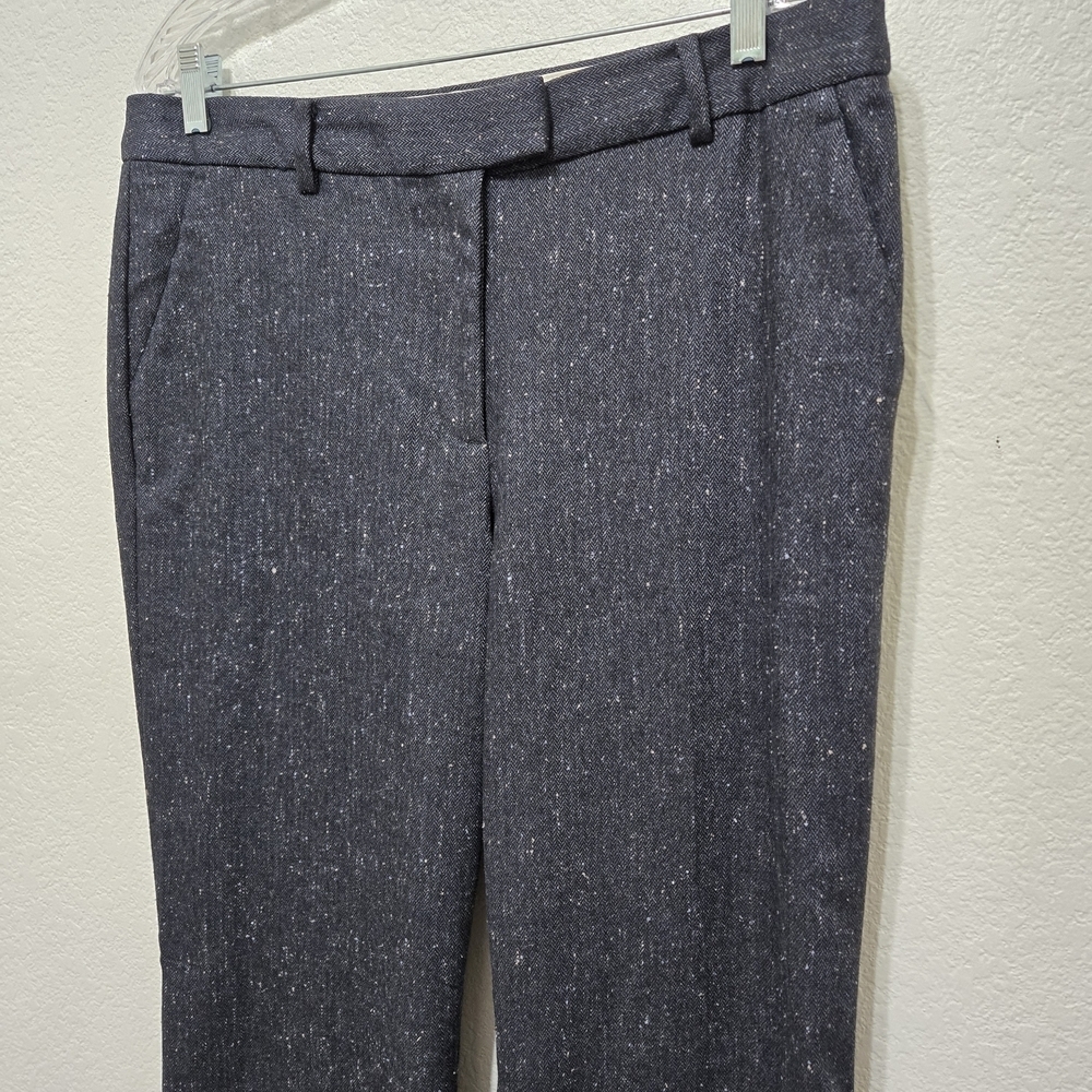 Talbots Windsor Blue Gray Wool  Pants Size 12 - Picture 2 of 11